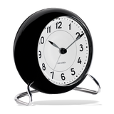 Arne Jacobsen Station Table Alarm Clock Black