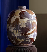 Broste Metal Thyra Vase Medium Dark Mix