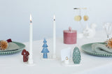 Dottir Ceramic Candleholder Winter Stories Flock Mushrooms