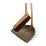 Iris Hantverk Tall Dustpan & Brush Set Green