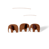 Flensted Mobile 3 Baby Elephants Teak