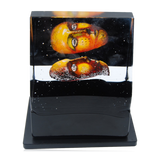 Kosta Boda Black Elements House Of Mystery Sculpture