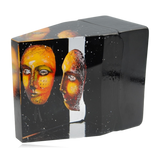 Kosta Boda Black Elements House Of Mystery Sculpture