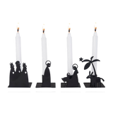 Pluto Church Candles Set of 6 White