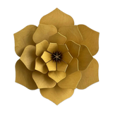Lovi 24cm Flower Wall Decoration Honey Yellow