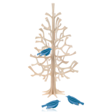 Lovi Set of 3 Minibirds 5cm Blue