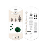 Lovi Original Bauble 6cm Light Green Set of 4