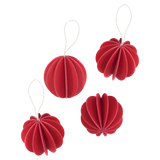 Lovi Original Bauble 6cm Red Set of 4