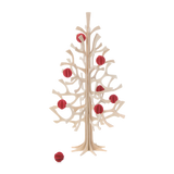 Lovi Set of 8 Mini Baubles Red