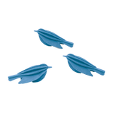 Lovi Set of 3 Minibirds 5cm Blue