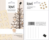 Lovi Set of 8 Mini Baubles Natural Wood