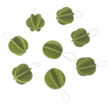 Lovi Set of 8 Mini Baubles Green