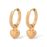 Pernille Corydon Heart Huggies Gold