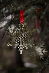 Pluto Hanging Christmas Decoration Gold Snowstar