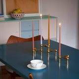 Stoff Nagel Candle Holder Brass 3 Pack