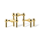 Stoff Nagel Candle Holder Brass 3 Pack