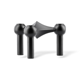 Stoff Nagel Candle Holder Matte Black