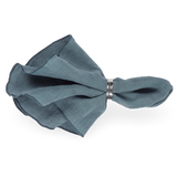 Broste Set of 4 Gracie Table Napkins Eco-Friendly Linen Blue