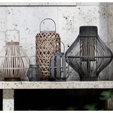 Broste Lantern Sahara Bamboo Small