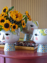 Bjørn Wiinblad Ceramic Eva Flowerpot Yellow