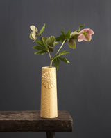 Dottir Ceramic Vase Pipanella Waves Medium Turmeric