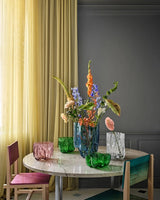 Kosta Boda Crackle Bowl Dark Green