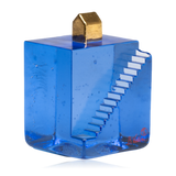 Kosta Boda Fortress Stairs Blue & Gold