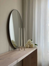 Stoff Nagel Candle Holder Chrome