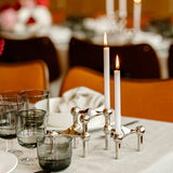 Stoff Nagel Candle Holder Chrome