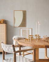 Stoff Nagel Candle Holder Brass 3 Pack