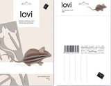 Lovi Mouse 15cm Grey