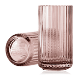 Lyngby Mouth Blown Glass Vase Dark Pink 15cm