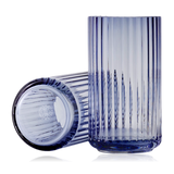 Lyngby Mouth Blown Glass Vase Midnight Blue 15cm