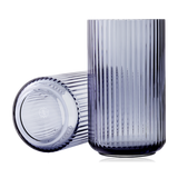 Lyngby Mouth Blown Glass Vase Midnight Blue 25cm