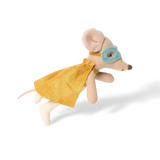 Maileg Little Brother Super Hero Mouse In Matchbox