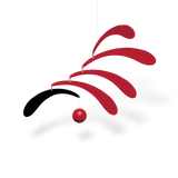 Flensted Mobile Flowing Rhythm Red