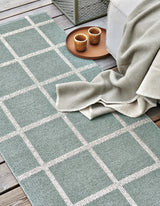 Pappelina Ada Rug Army & Stone Metallic 70 x 225cm