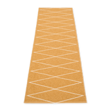 Pappelina Max Rug Ochre & Vanilla 70 x 240 cm