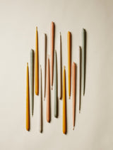 Stoff Nagel Taper Candle Dusty Green Box of 6