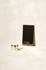 Stoff Nagel Candle Holder Brass