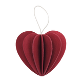 Lovi Heart 4.5cm Dark Red