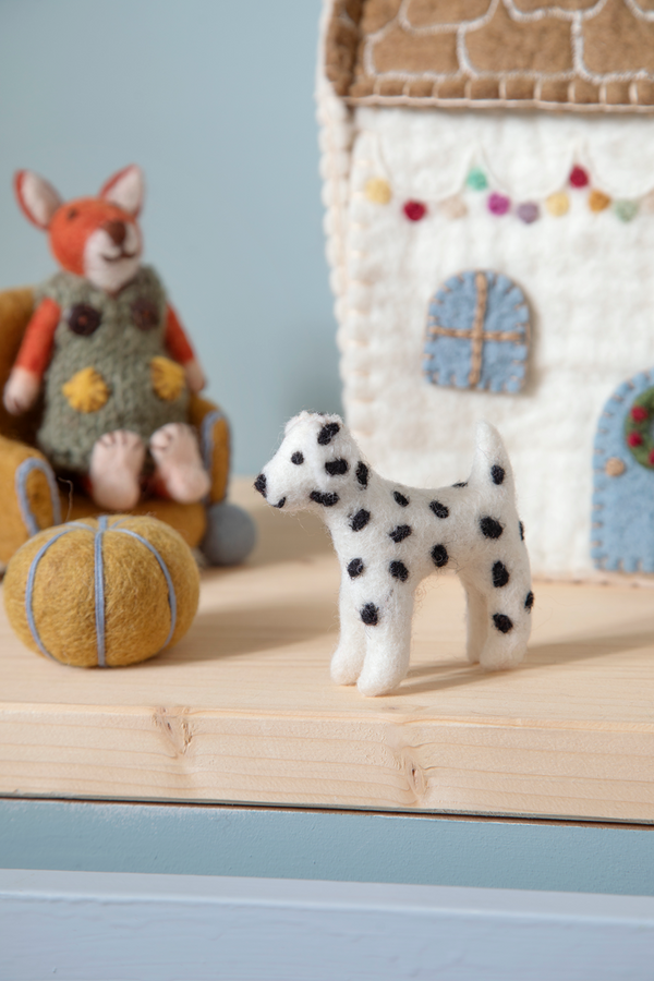 Gry & Sif Hanging Felt Dalmation Decoration