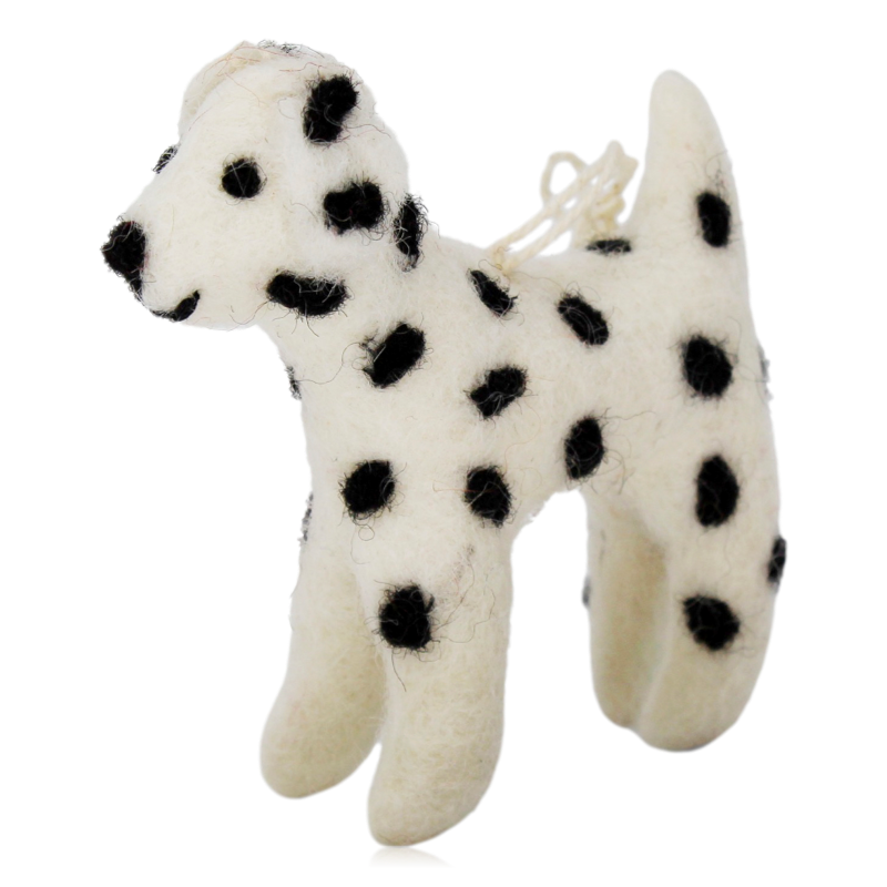 Gry & Sif Hanging Felt Dalmation Decoration