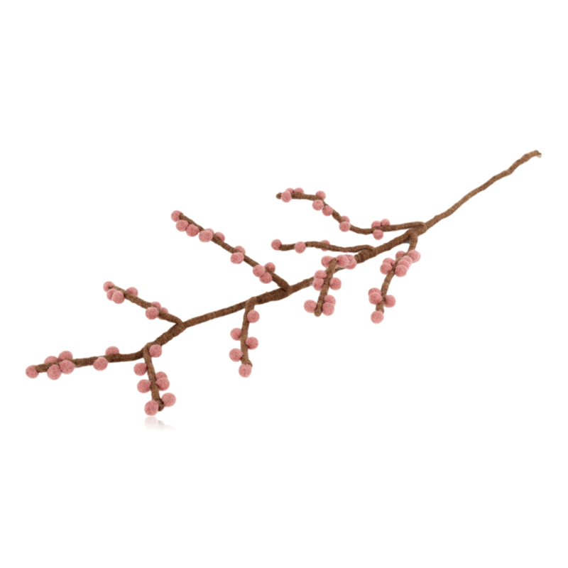 Gry & Sif Felt Branch With Rouge Berries – The Scandinavian Shop