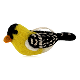 Gry & Sif Hanging Felt Bird Goldfinch