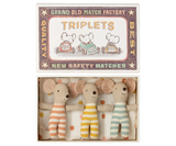 Maileg Baby Mice Triplets In Matchbox