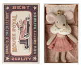 Maileg Princess Mouse Little Sister In Matchbox