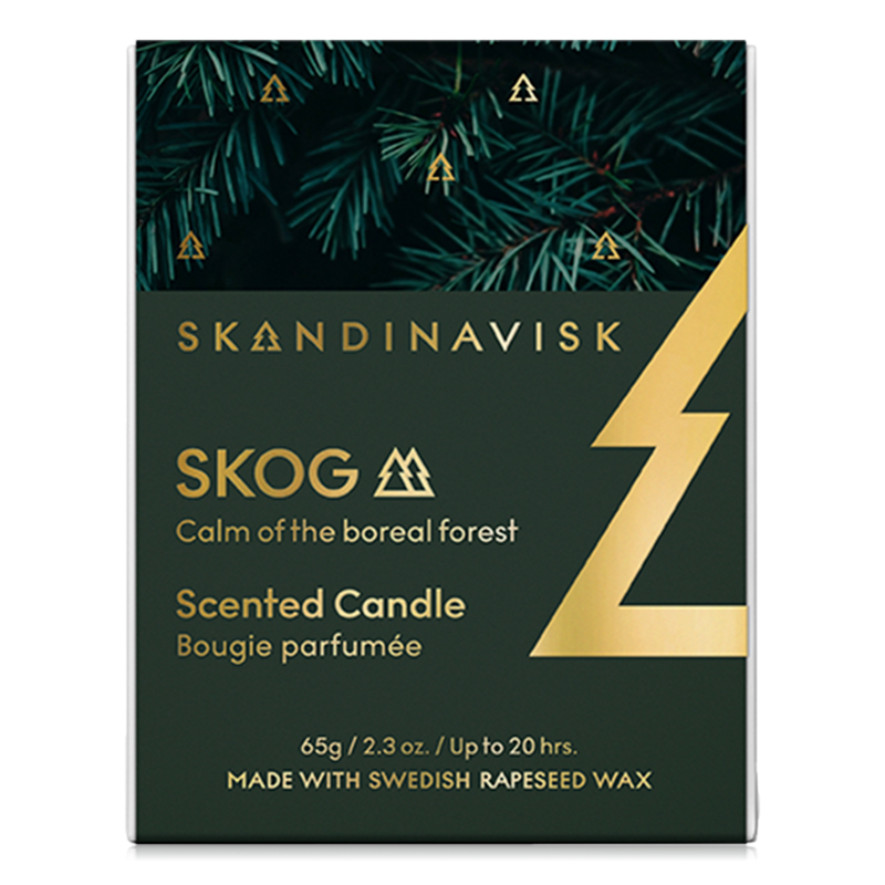 Skandinavisk Skog (Forest) 65g Scented Candle Special Gold Edition