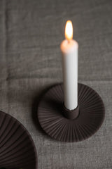 Storefactory Holmby Ceramic Candlestick Small Brown