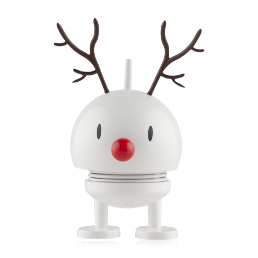 Hoptimist Reindeer Bumble Small White